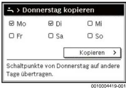 BUDERUS Logano GB125 - Zeitprogramm kopieren - 2