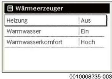 BUDERUS Logano GB125 - Heizung (oder Warmwasser) ausschalten - 1