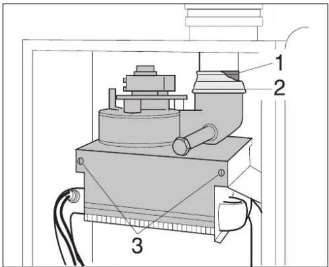 BUDERUS Logamax U114K - Gebläse tauschen bei Logamax U112/122 (11 kW) - 1