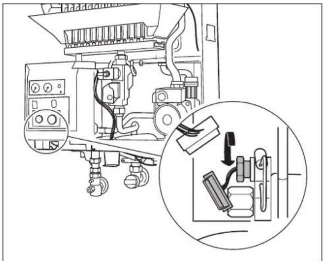 BUDERUS Logamax U114K - Heizwassersensor tauschen - 1