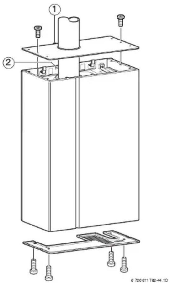 BUDERUS Logamax U022-28K B - Verkleidung montieren - 1
