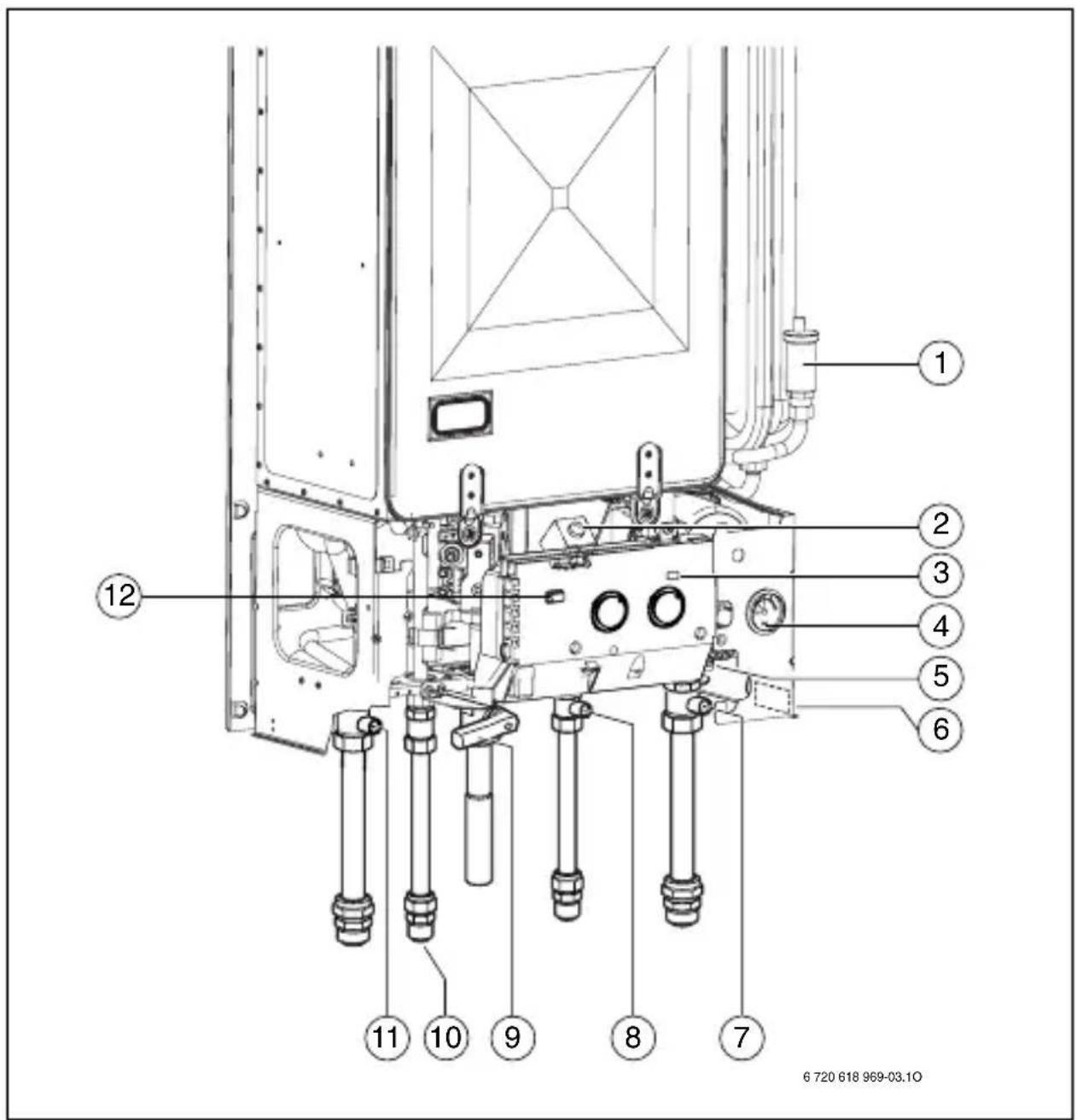 BUDERUS Logamax U022-24K I - Übersicht der Bedienelemente - 2
