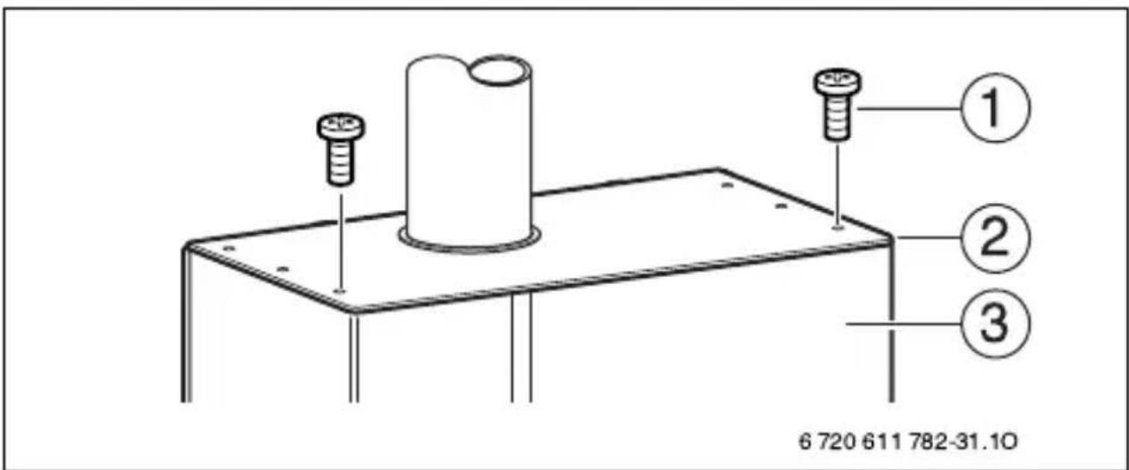 BUDERUS Logamax U022-24K I - Verkleidung abnehmen - 1
