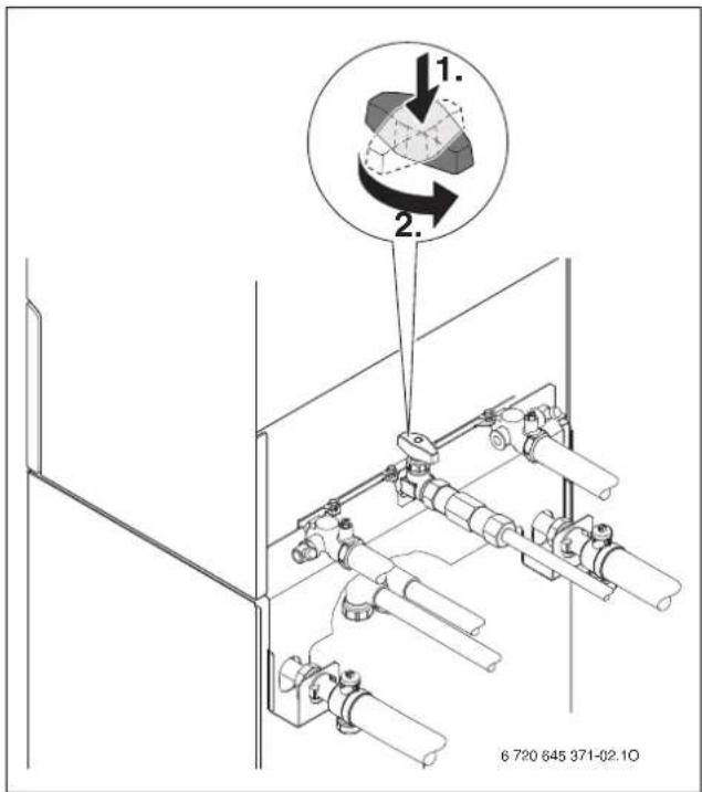 BUDERUS Logamax plus GBH172-14 T75S - Gashahn öffnen - 1