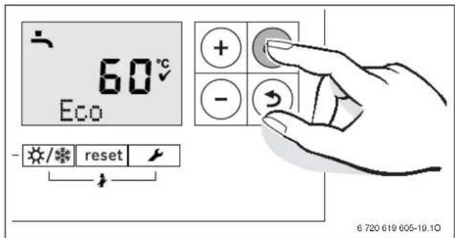BUDERUS Logamax plus GB172-14 T150 - Warmwassertemperatur einstellen - 3