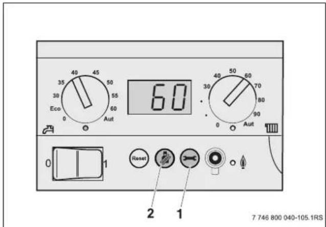 BUDERUS Logamax plus GB162-35 - Werte am Display anzeigen - 1