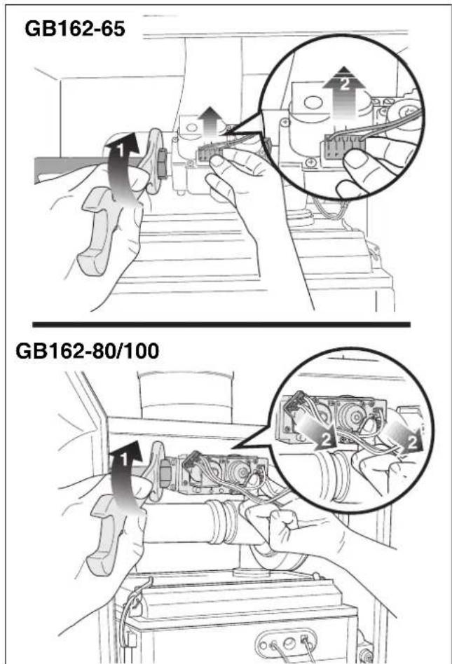 BUDERUS Logamax plus GB162-65 - Gasarmatur demontieren - 1