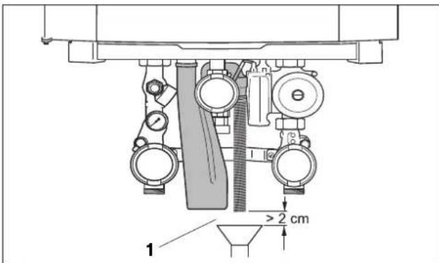 BUDERUS Logamax plus GB162-65 - Kondensatleitung anschließen - 2