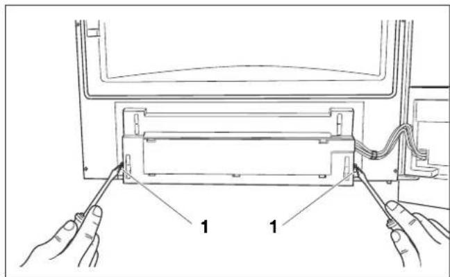 BUDERUS Logamax plus GB162-65 - Bedienfeld am Kesselrahmen einhängen - 1