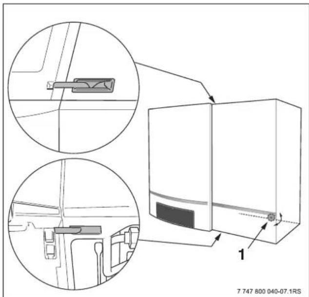 BUDERUS Logamax plus GB162-45 - Speicher-Wassererwärmer montieren (nur GB162-25 T40S) - 1