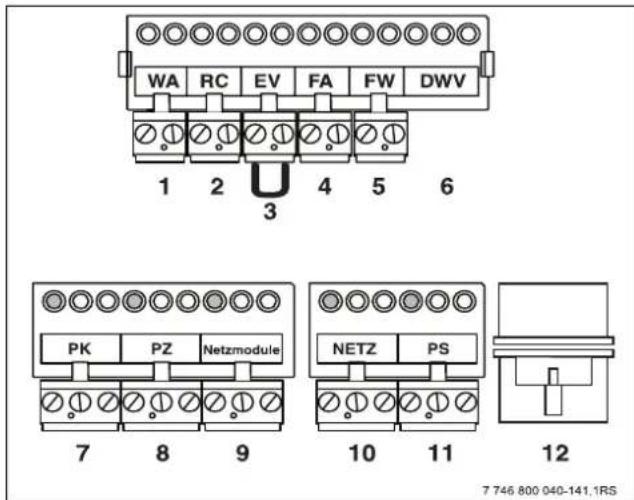 BUDERUS Logamax plus GB162-45 - Klemmleistenanschlüsse - 3