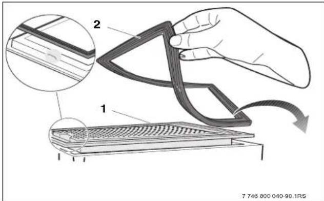 BUDERUS Logamax plus GB162-45 - Vorsicht: Anlagenschaden durch falsches Reinigungsmittel. - 1
