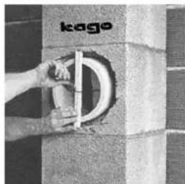 Kago Munchen - Schamotteöffnung ausschneiden (oder ausbohren) - 3