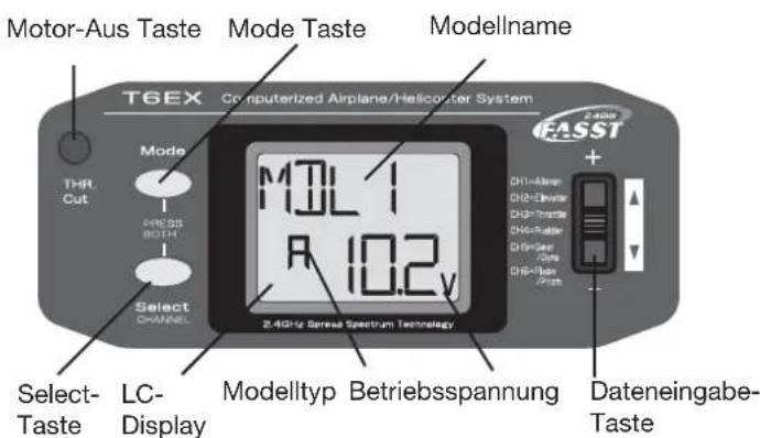 ROBBE FUTABA T6EXP - Vergaserbetätigung (Kan. 3) - 3