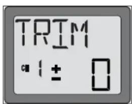 ROBBE FUTABA T6EXP - TRIMMWERTE ANZEIGEN (TRIM) - 1