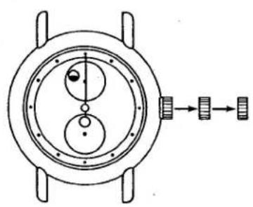 CITIZEN Cal 2010 - 3) Method for setting the moon's age display a. The general method - 1