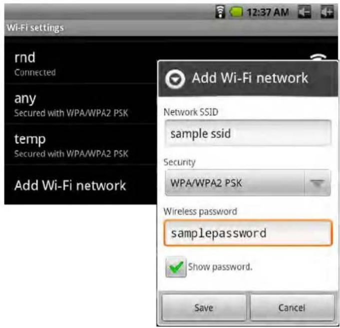 COBY MID7015-4G - Connect to a Wi-Fi Network Manually - 2