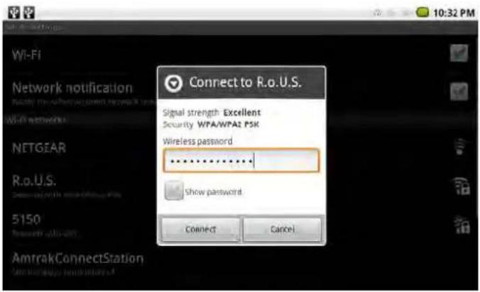 COBY MID7015-4G - Select an available Wi-Fi network to connect to: - 4