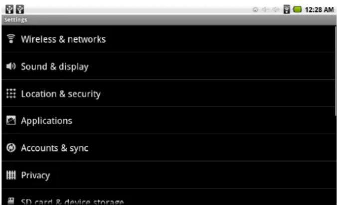 COBY MID7015-4G - Setting the System Options - 3