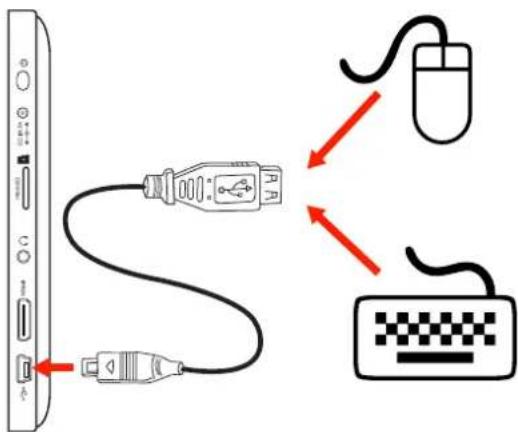 COBY MID7015-4G - Connecting a Keyboard - 1