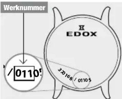 Werknummer /0110 374198 / 01105 EDOX