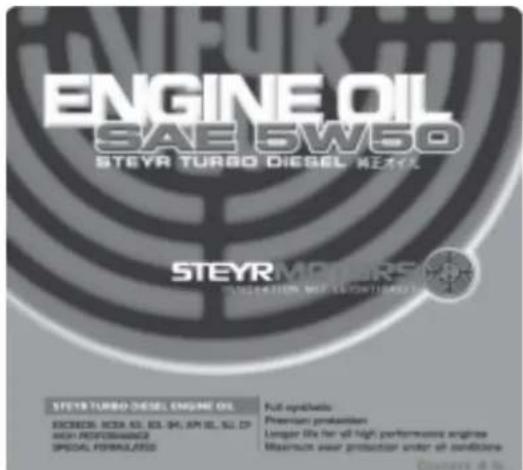 Steyr Motors SE286E40 - Ölidentifikationssymbol - 1