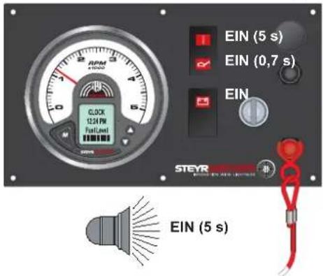 Steyr Motors SE236E40 - Zündung EIN (... vor dem Starten) - 1