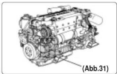 Yanmar 6LY2A-STP - Inspektion der Innenteile der Seewasserpumpe - 2