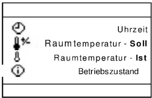 Haas+Sohn PALLAZZA-II 519.08 - Beschreibung der Symbole am Display - 1