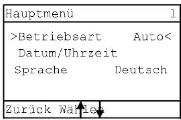 Haas+Sohn PELLETTO 432.08 - 6.2..2 Hauptmenü - 1