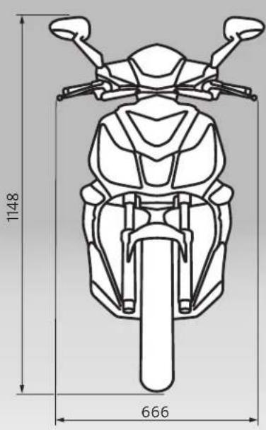 Emco NOVUM S 3000 (2013) - Technische Daten – Abmessungen (in mm) - 1
