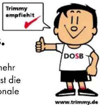 Trimmy empfiehlt DOSB www.trimmy.de
