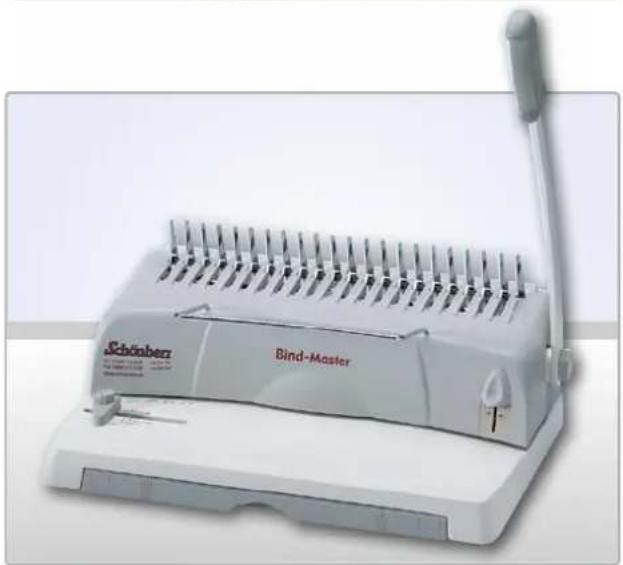 Schönherr Bind-Master - Das Plastik-Spiral-Bindesystem - 6