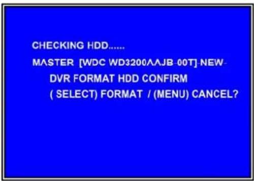 SKYTRONIC DVR 351.124 - Format des Festplattenlaufwerks - 1
