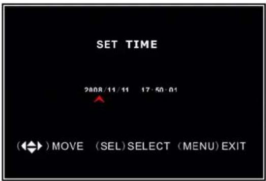 SKYTRONIC DVR 351.124 - Miscellaneous Setup - Set Time - 1