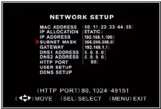 SKYTRONIC DVR 351.124 - Netwerk Setup - 4
