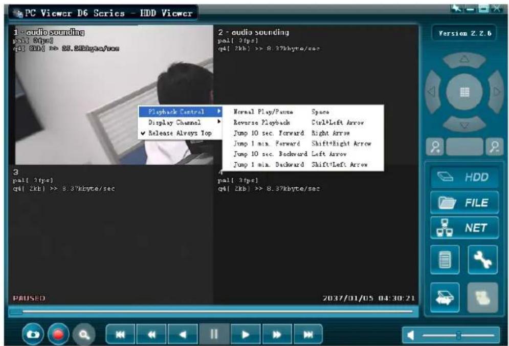 SKYTRONIC DVR 351.124 - HDD afspeel-mode: - 4