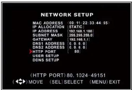 SKYTRONIC DVR 351.124 - Netwerk Setup - 7