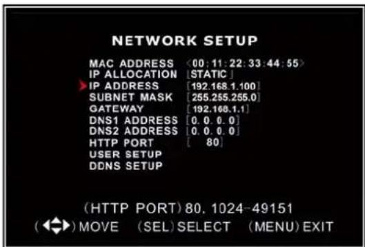SKYTRONIC DVR 351.124 - Netwerk Setup - 3