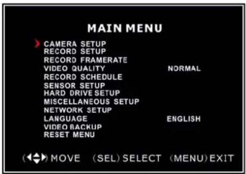 SKYTRONIC DVR 351.124 - Navigation durch die Menüs - 1