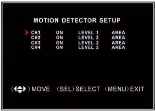 SKYTRONIC DVR 351.124 - Bewegingsdetector Setup - 1