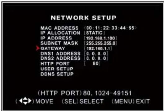 SKYTRONIC DVR 351.124 - Netwerk Setup - 5