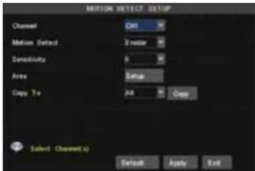 SKYTRONIC DVR 351.115 - Motion Detection - 1