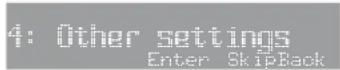MERIDIAN 810 - To configure the other settings - 1