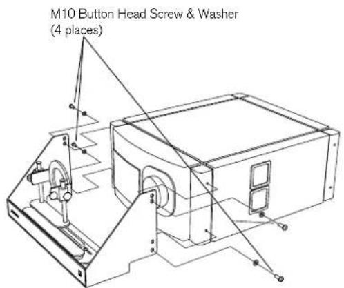 M10 Button Head Screw & Washer (4 places)