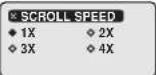 SAMSUNG MCD-CF370 - SCROLL SPEED - 1