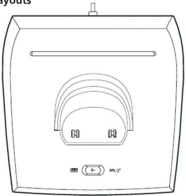 RTX Dualphone 3058 - Handset and base stations layouts - 14