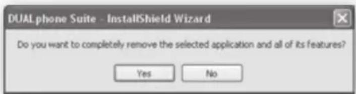 RTX Dualphone 3058 - Uninstalling software - 4