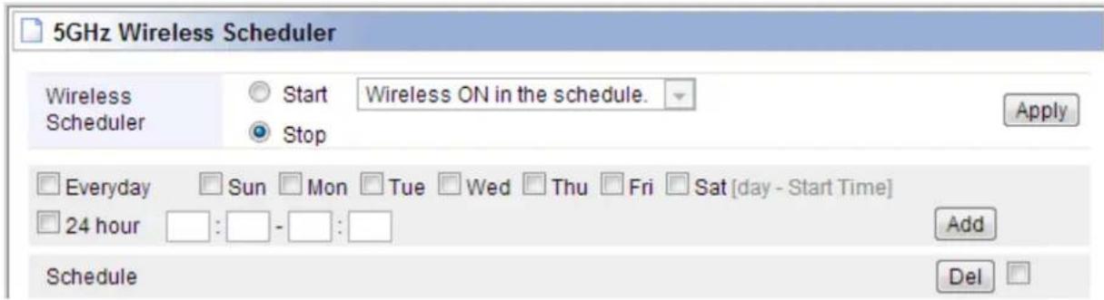 Totolink A2004NS - Wireless Scheduler - 1