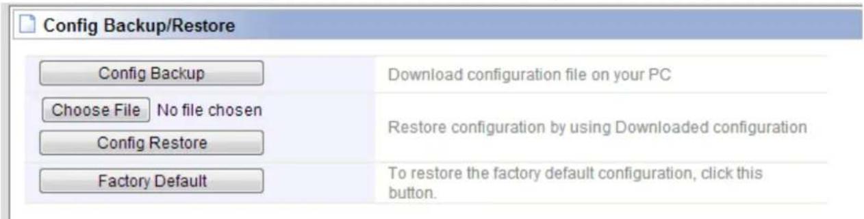 Totolink A2004NS - Config Backup/Restore - 1